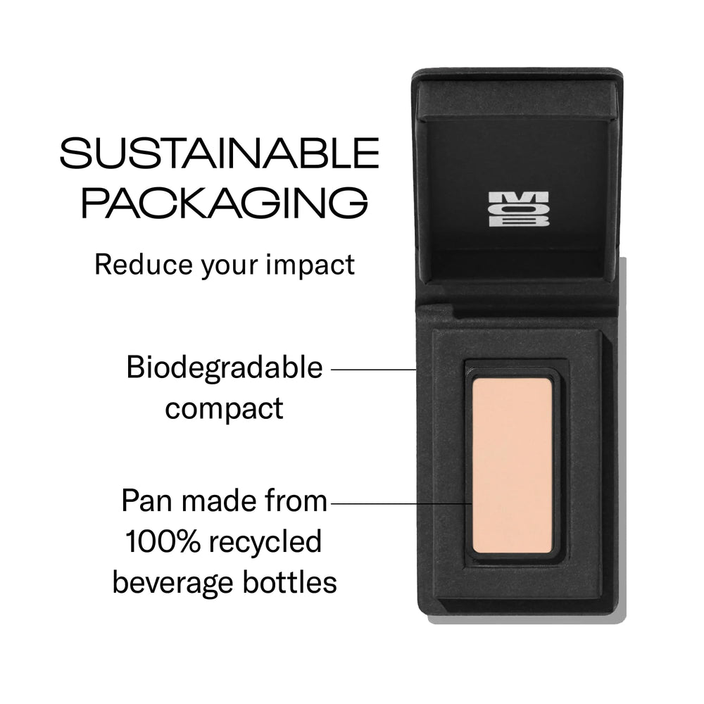 MOB Beauty Eyeshadow M2 Matte Bone under-brow highlight to shape the brow area.