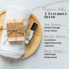 MOBETTER Clean Cotton on-skin application demonstrates soft, wearable scent.