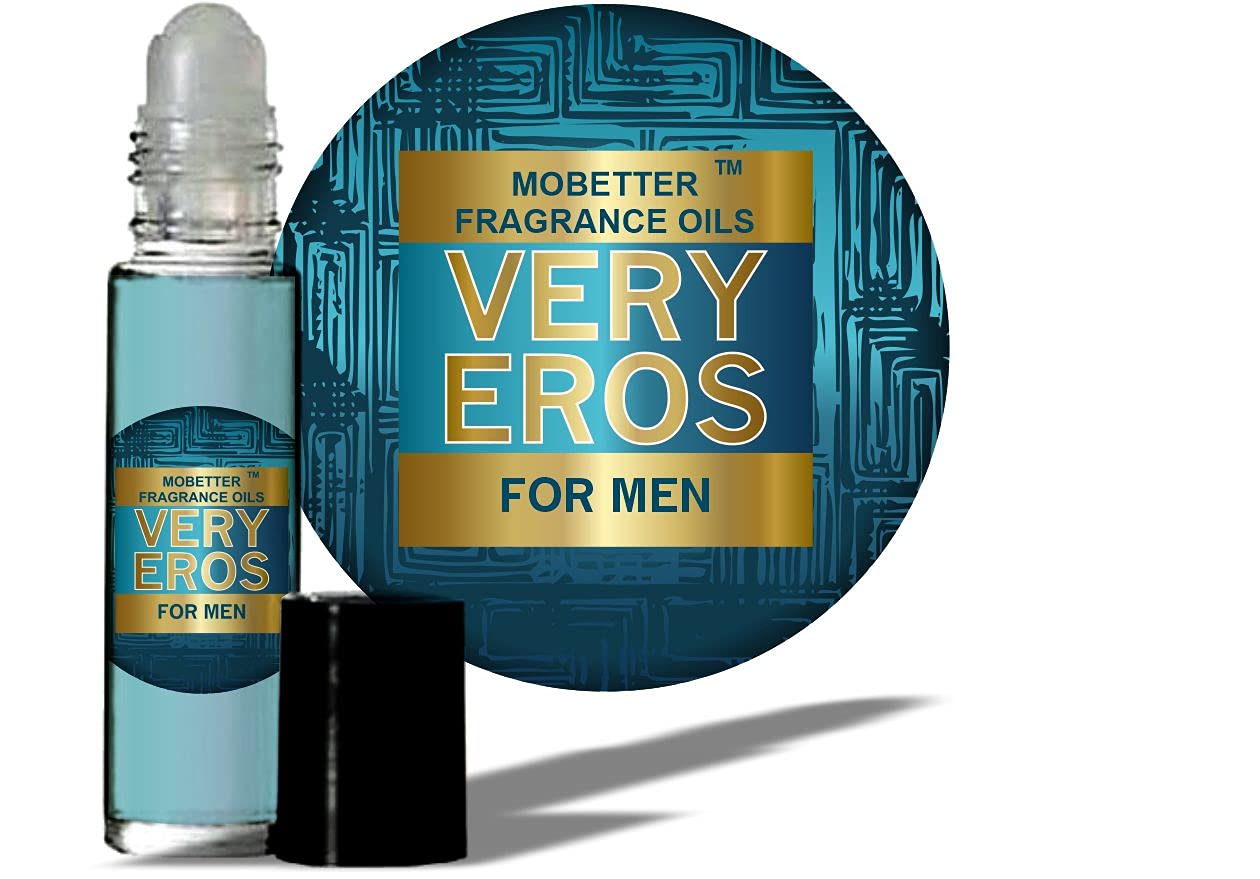 MOBETTER Very Eros bottle detail showing refined packaging and lasting scent