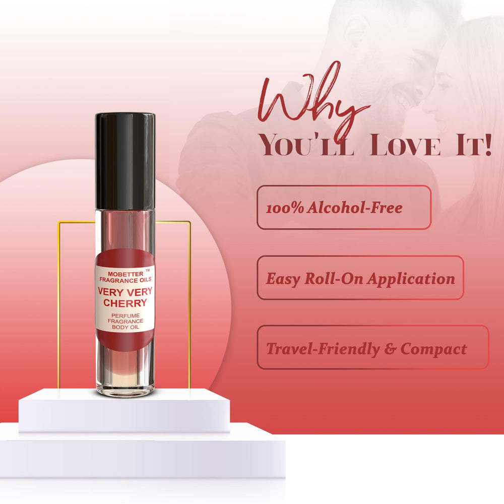 MOBETTER Very Very Cherry liquid swatch shows rich tone