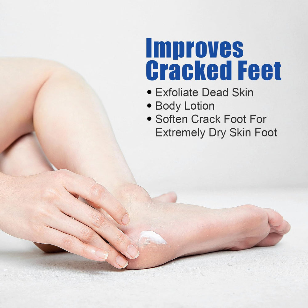 Hydration journey: dry skin to supple feet with MOC LINK.