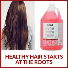 MODA Cherry Shampoo family-use scene illustrates safe, versatile care at home.