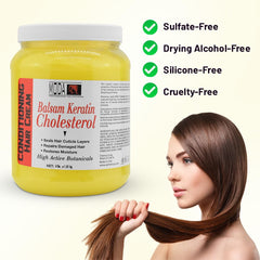 Texture swatch of MODA Cholesterol Cream for deep conditioning.