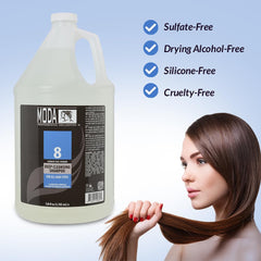 MODA Deep Cleansing Shampoo rich lather for gentle cleansing
