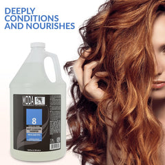 MODA Deep Cleansing Shampoo USA-made label emphasizing quality