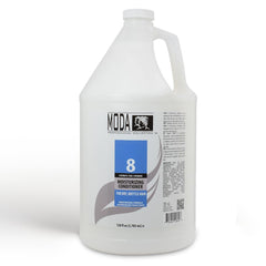 MODA hair conditioner jar wide shot emphasizes premium hydration for daily use
