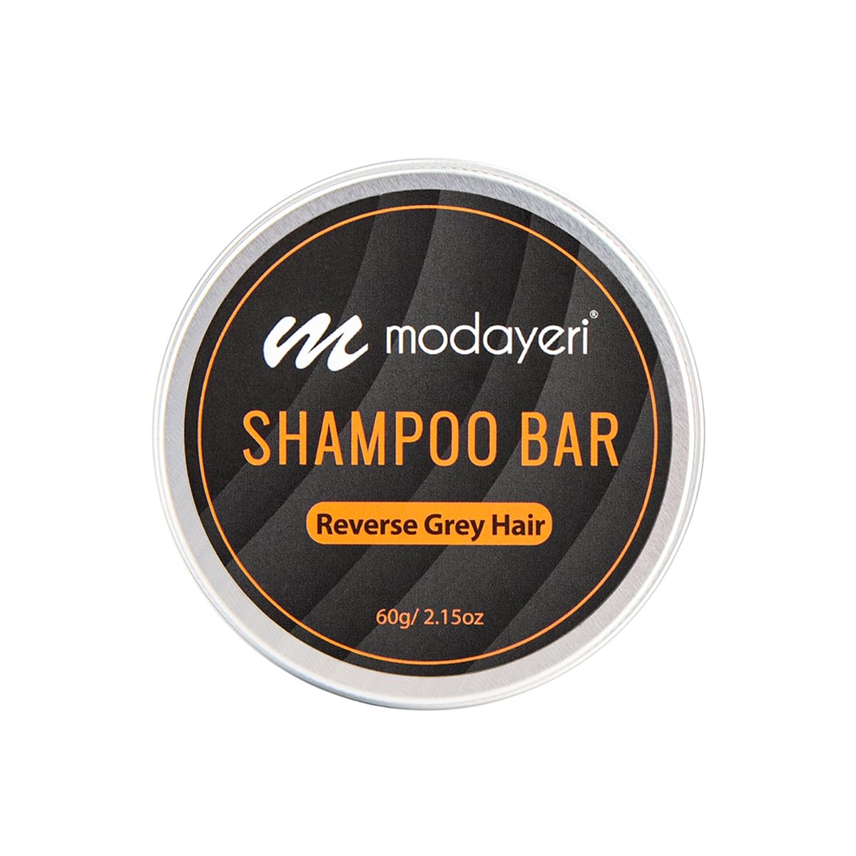 Modayeri Reverse Grey Hair Bar packaging shows plastic-free design for eco-friendly routines