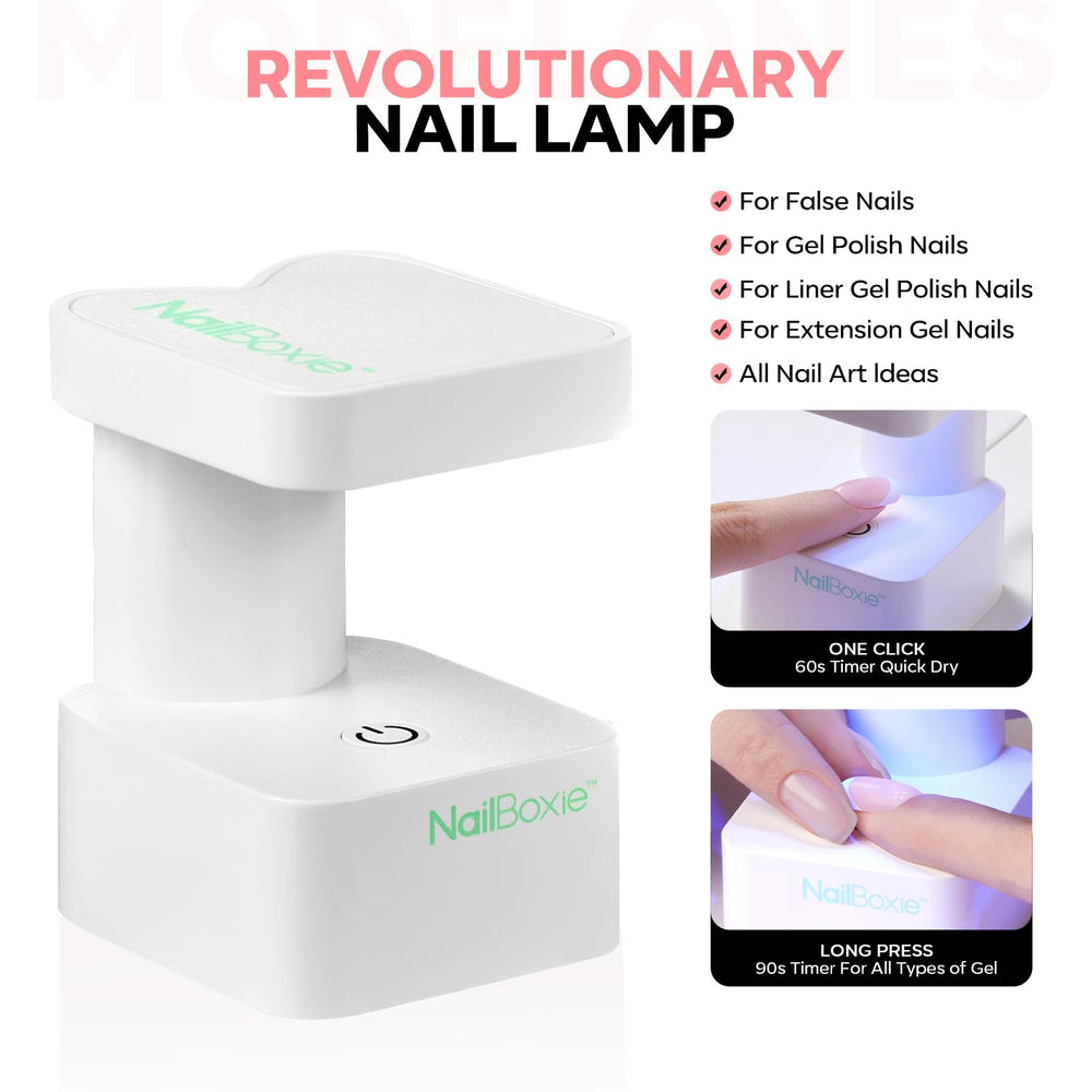 Modelones 15 sizes nail tips provide a perfect fit.