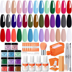 Modelones 20-color dip powder color palette for versatile at-home manicures.