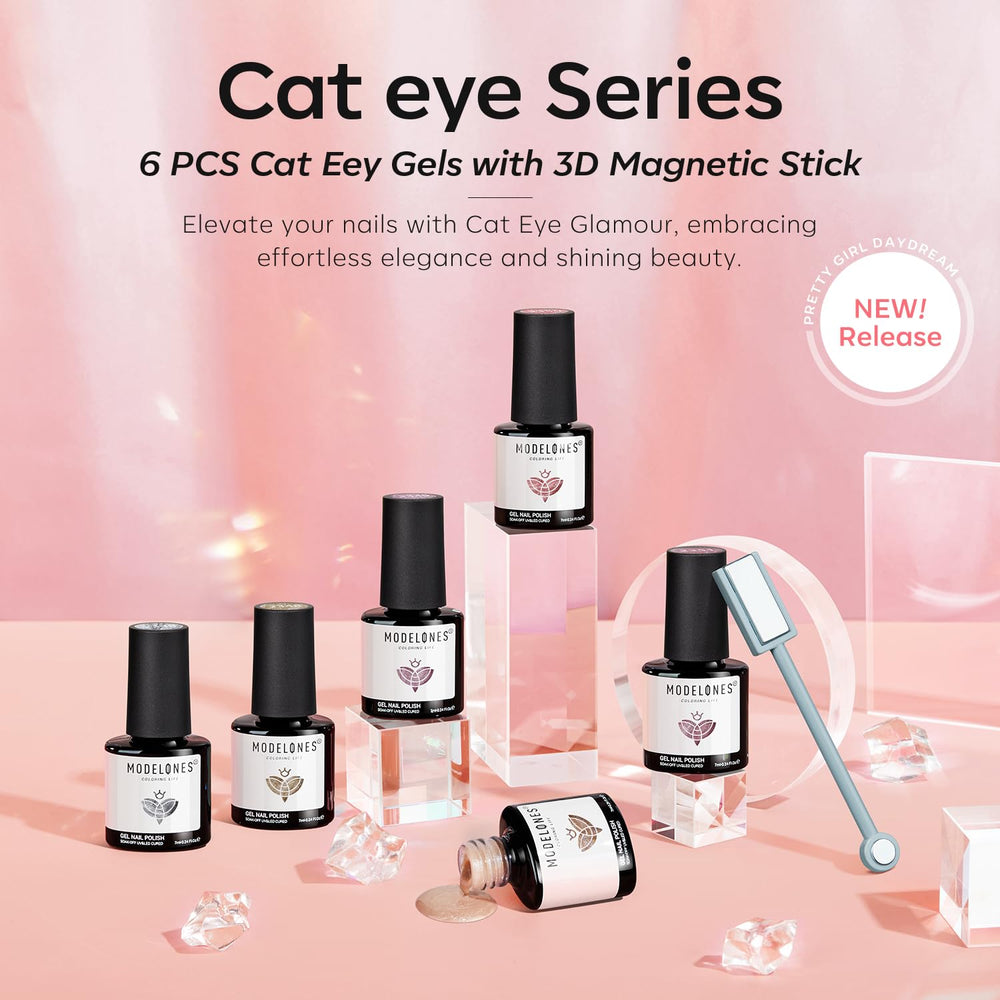 Modelones 7ml bottle showing semi-transparent nude pink shade