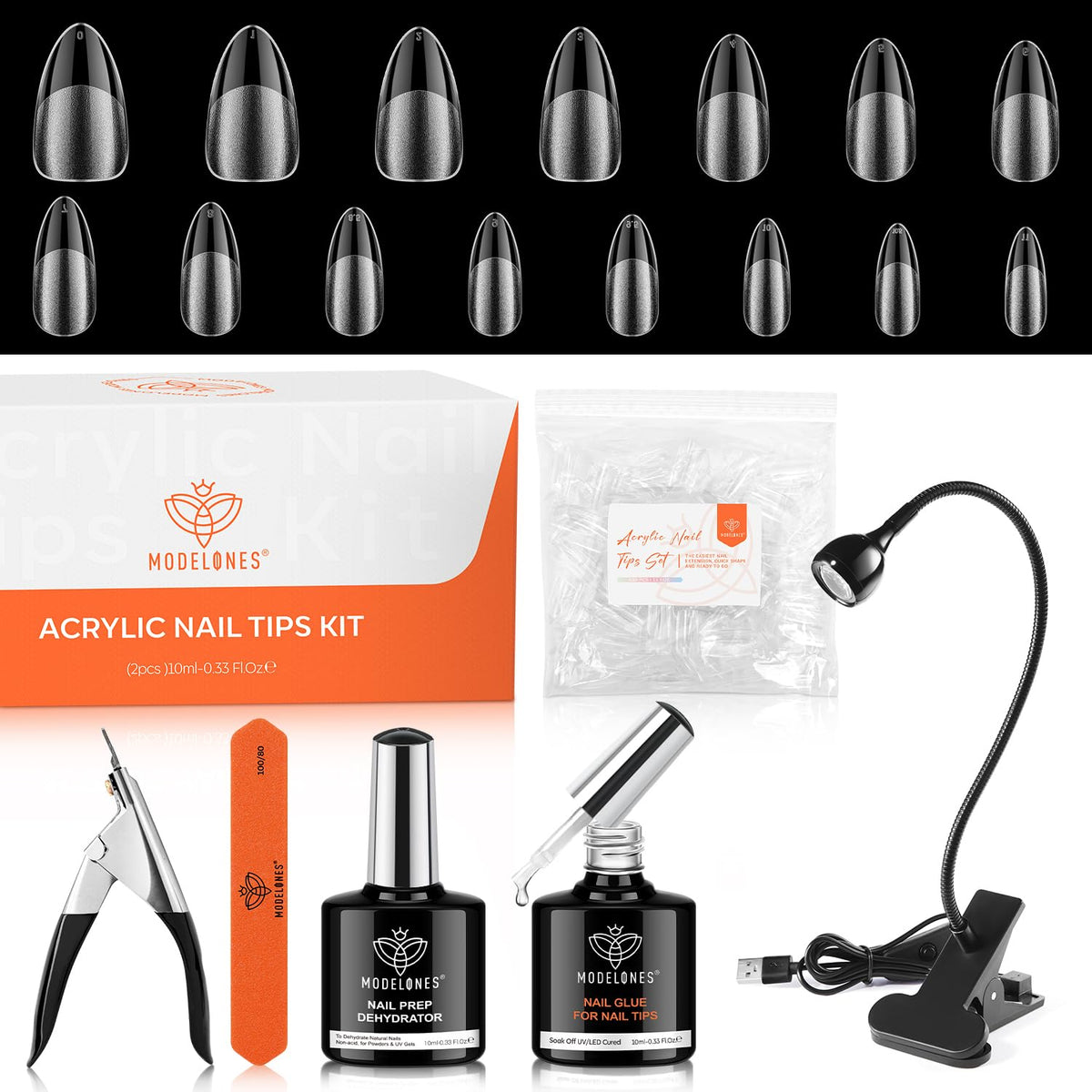 Modelones all-in-one nail kit for at-home mani perfection.