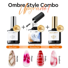 Modelones base coat 15ml bottle delivers strong adhesion for long-lasting manicure.