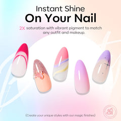 Modelones base coat no‑wipe bottle for smooth adhesion