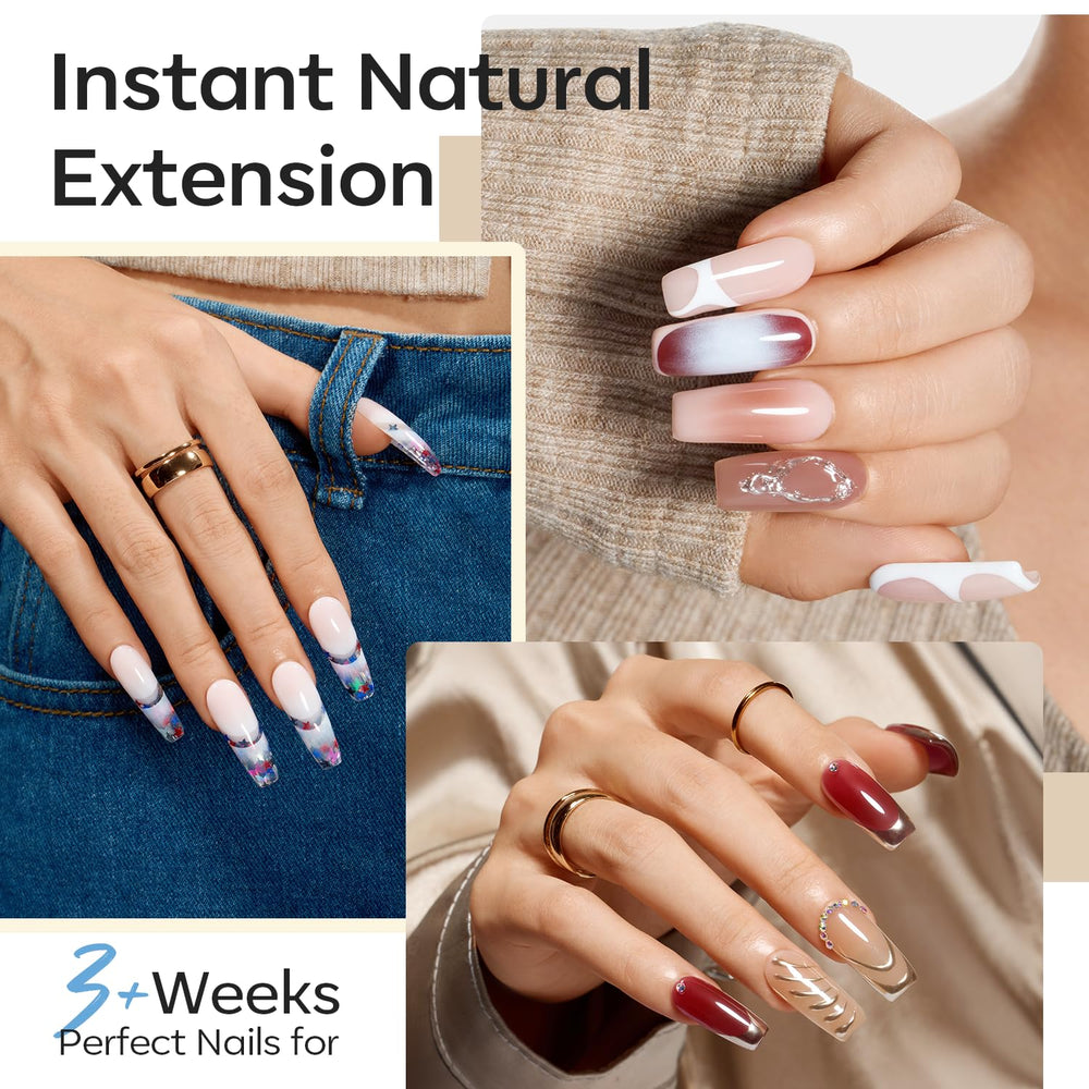 Modelones Base Top Coat Set provides smooth application and lasting shine