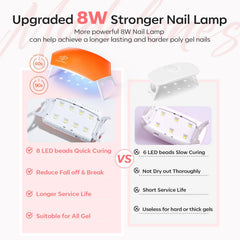 Modelones beginner kit setup for mess-free home nails