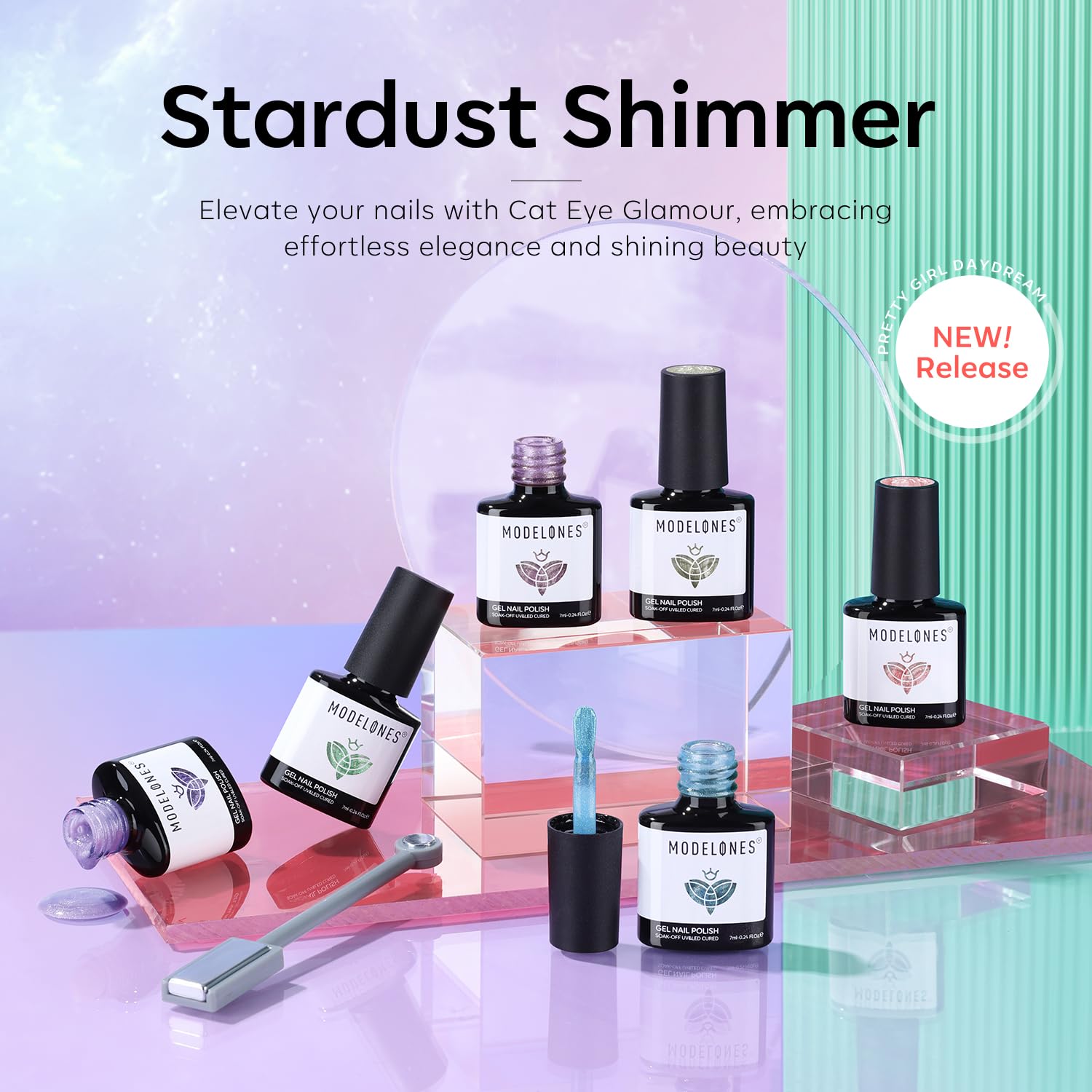 Modelones cat eye gel nail collection for versatile looks