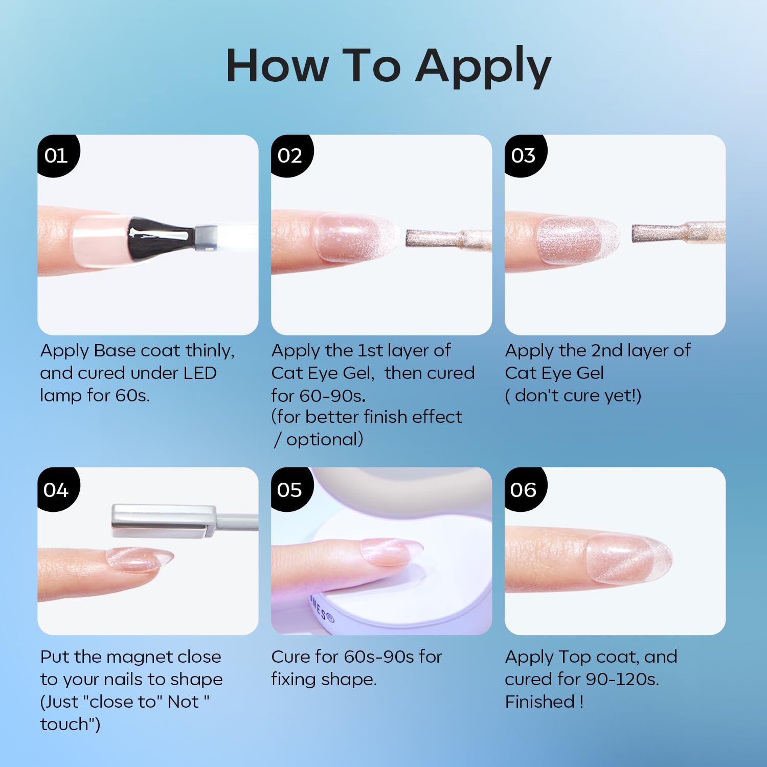 Modelones easy-glide brush promotes smooth, even coverage for nail art beginners.