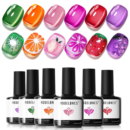Modelones cat eye gel polish set packaging, ideal for gifting and display