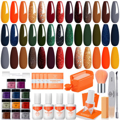 Modelones Christmas dip powder kit with 20 colors for versatile holiday looks
