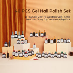 Modelones colorful nail polish bottles arranged for a vibrant palette
