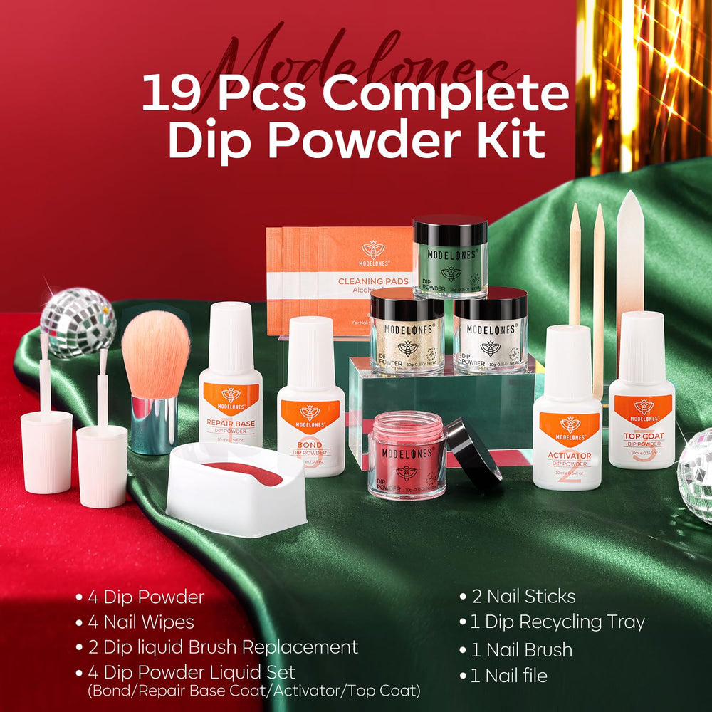 Modelones dip brush tools set for prep and neat application