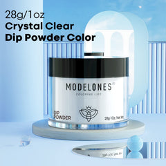 Modelones dip powder 1 oz bottle emphasizes large capacity for daily use