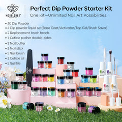 Modelones dip nails drying without lamp, air dry setup