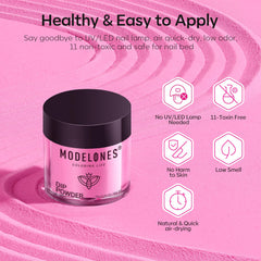 Modelones dip-tools-kit with brushes, file, and wipes for at-home prep