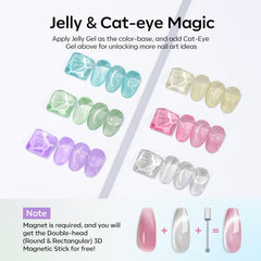 Modelones double-headed magnetic stick for precise cat-eye effects.