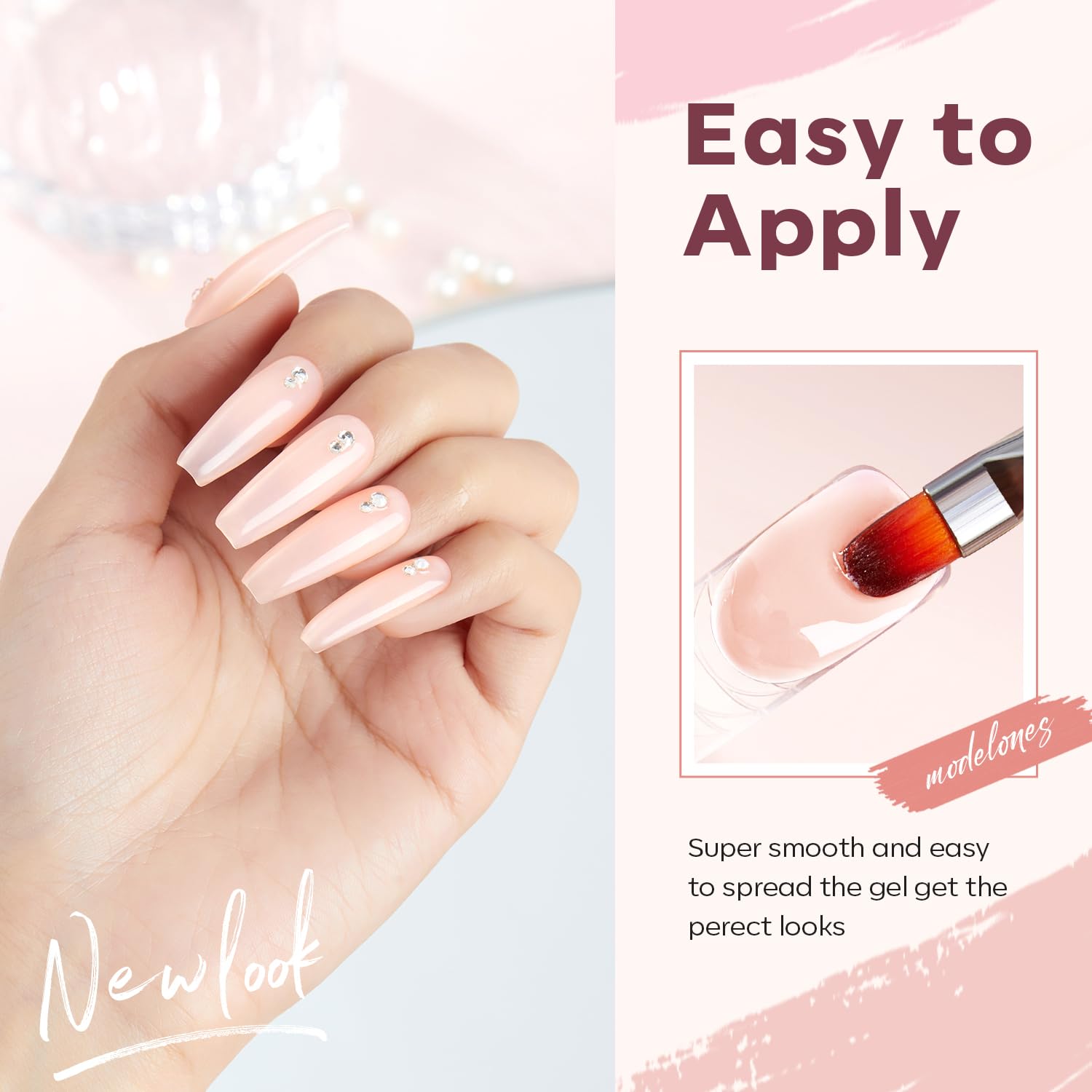Modelones dual nail forms 48 pieces fit 12 sizes for extensions