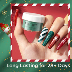 Modelones DIY nail art kit for classic French nail design.