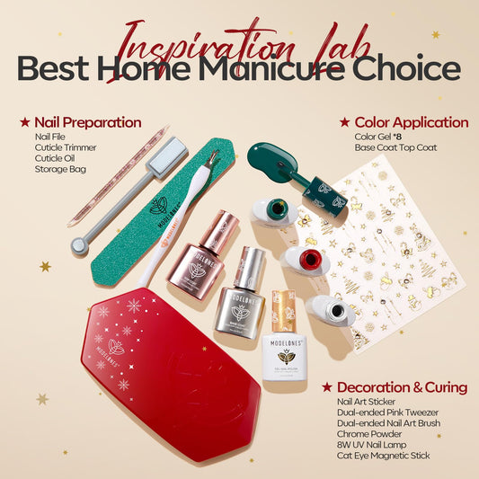 Modelones color palette showcases Pure White, Pearl Gold, and more for versatile looks.
