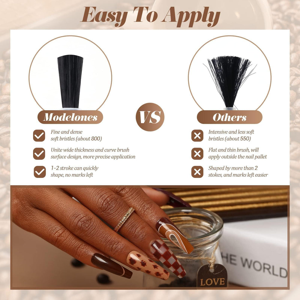 Modelones 7ml bottles displayed for compact salon-ready kit