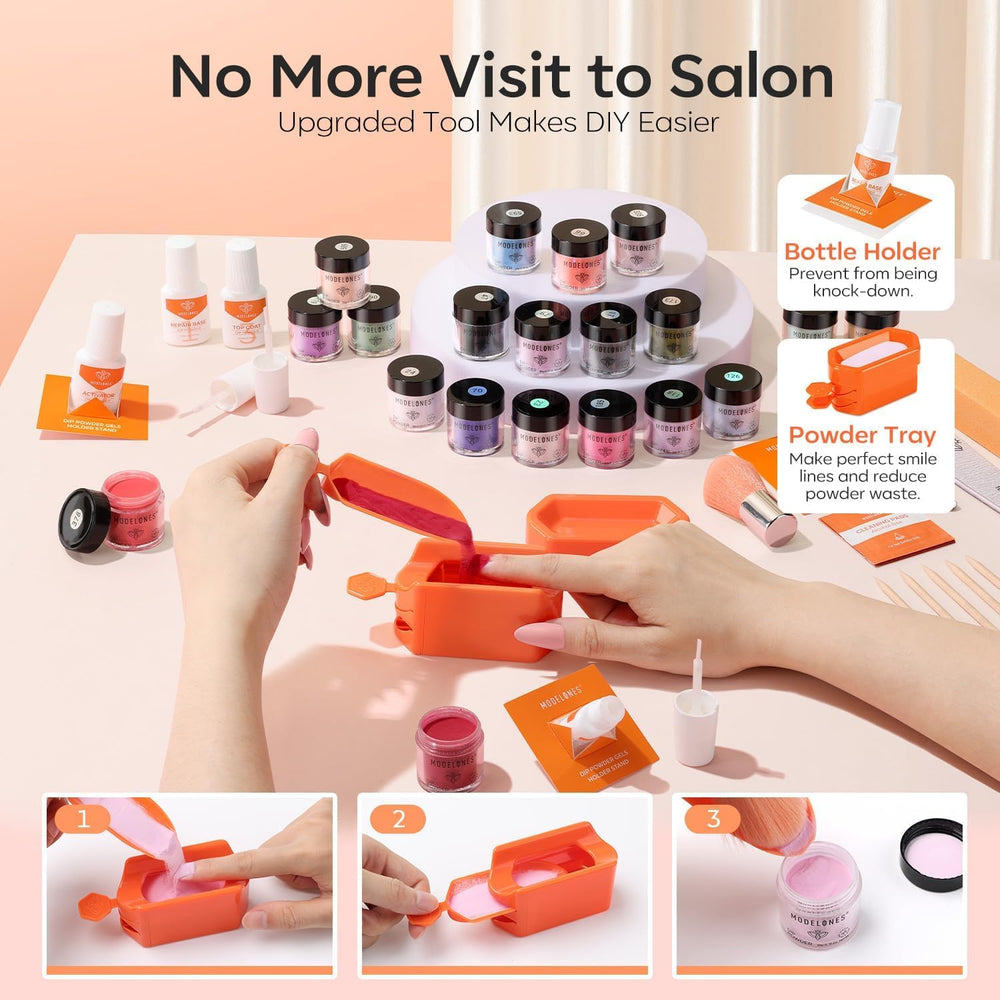 Modelones glass nail file for precise shaping and easy cleanup.