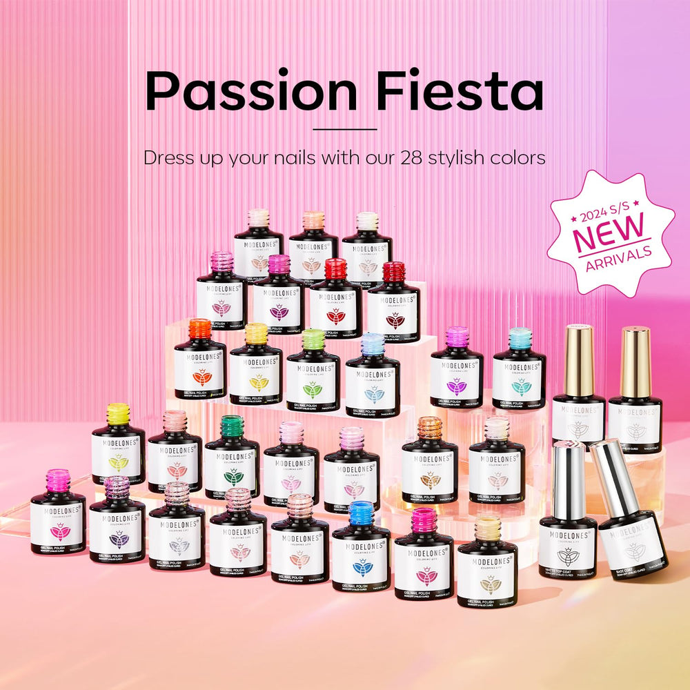 Modelones glossy top coat delivers high-shine finish for gel nails