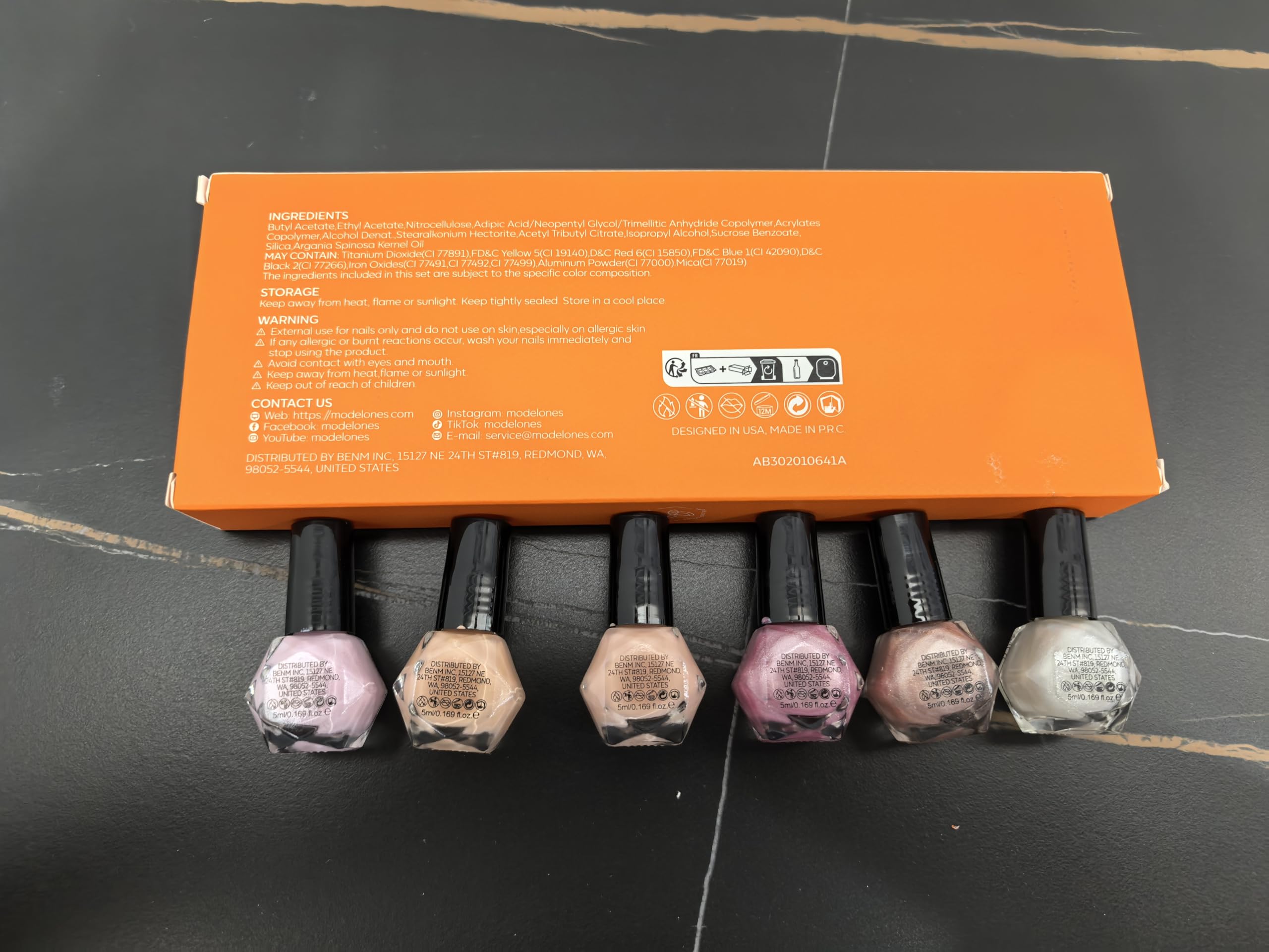 Modelones home manicure kit for DIY nail care at home