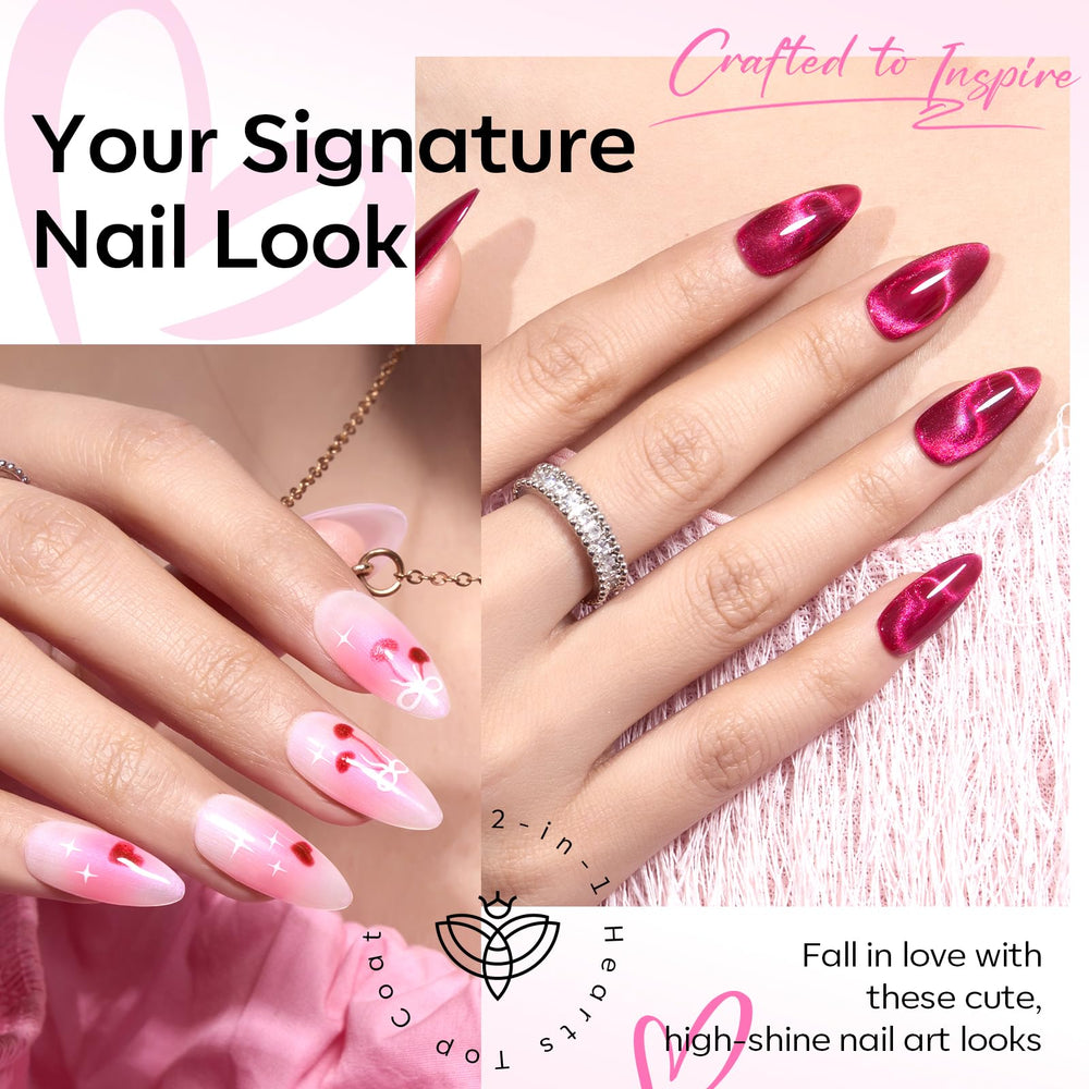 Modelones iridescent pearl glitter pink gel: adds subtle shimmer and depth.