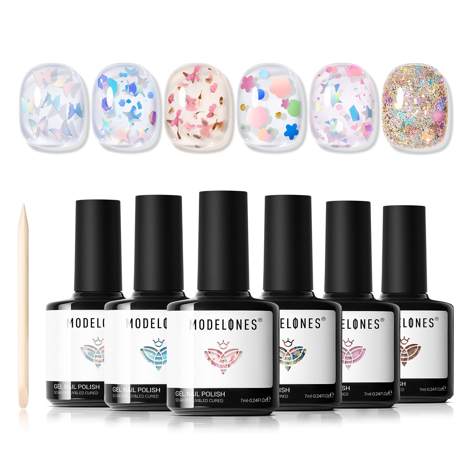 Modelones gel polish compatible with LED lamps for quick curing