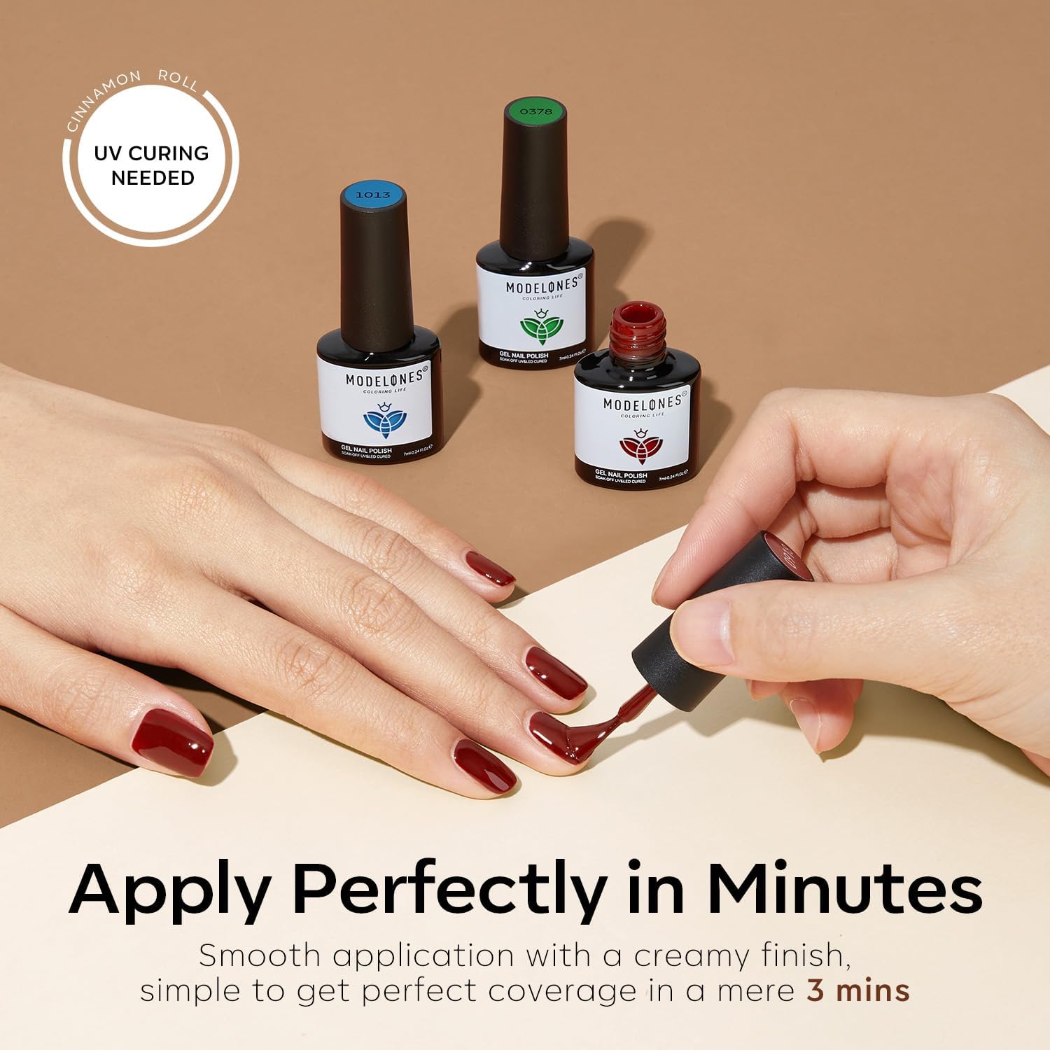 Modelones LED nail art kit enables salon-quality results at home.