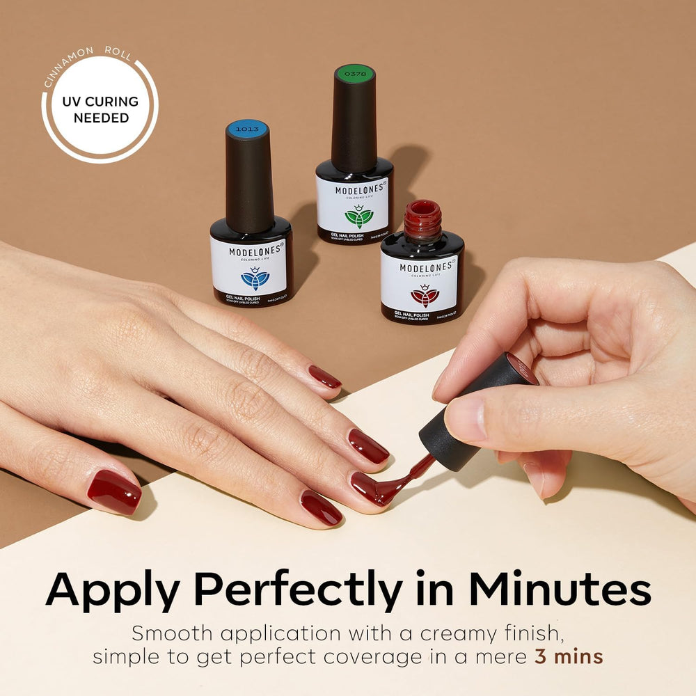 Modelones LED nail art kit enables salon-quality results at home.