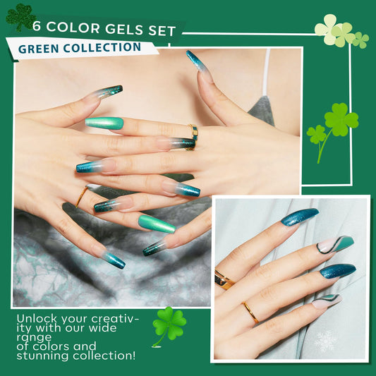 Modelones Mermaid Lagoon bottle closeup highlights rich pigment for bold green nails