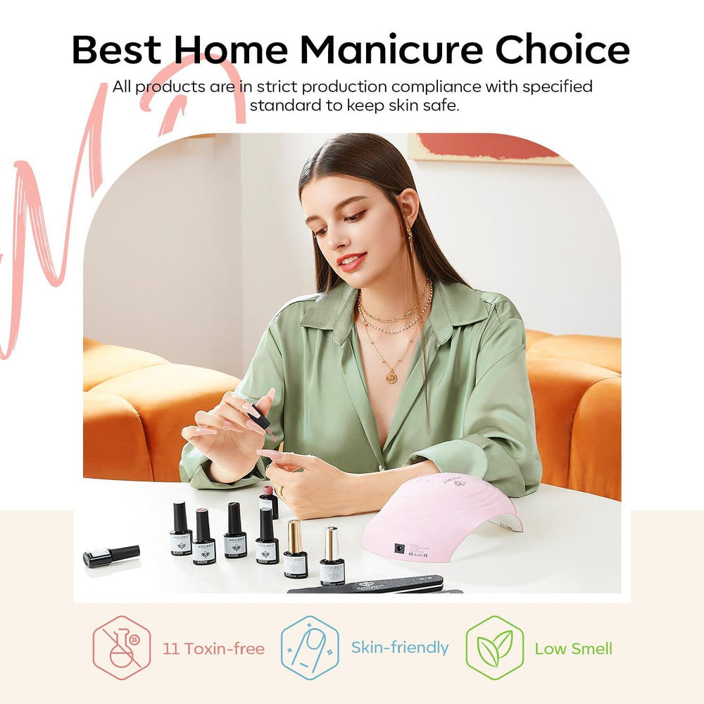 Modelones at-home nail art setup for experimenting with styles safely.