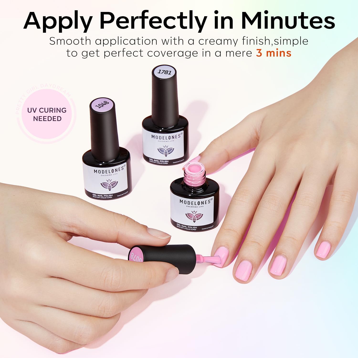 Modelones nail art collection for professional-looking at-home manicures.