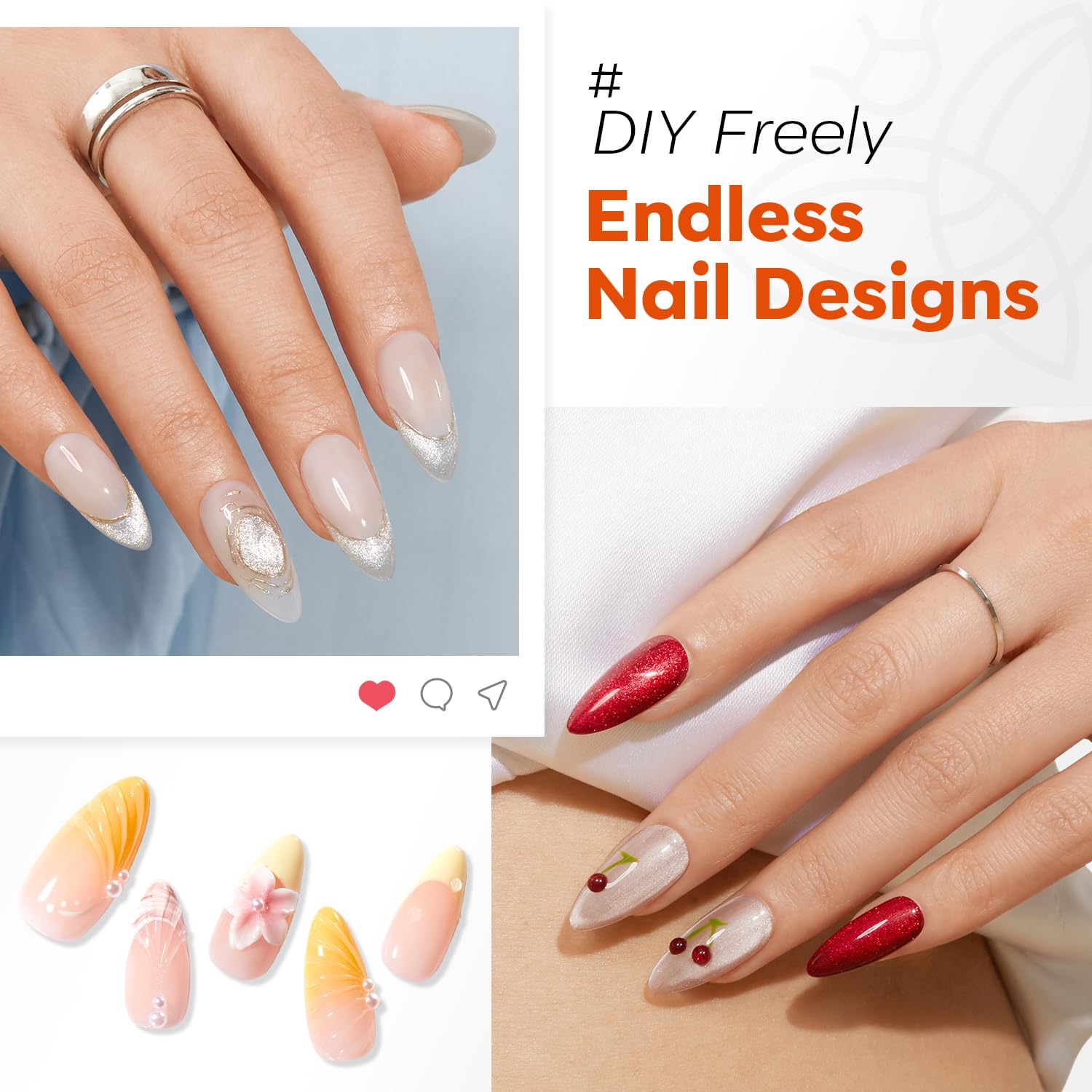 Modelones nail clipper for clean shaping and prep.