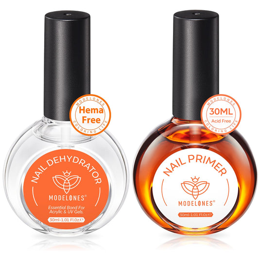 modelones nail dehydrator bottle 30ml ready to prep nails for adhesion