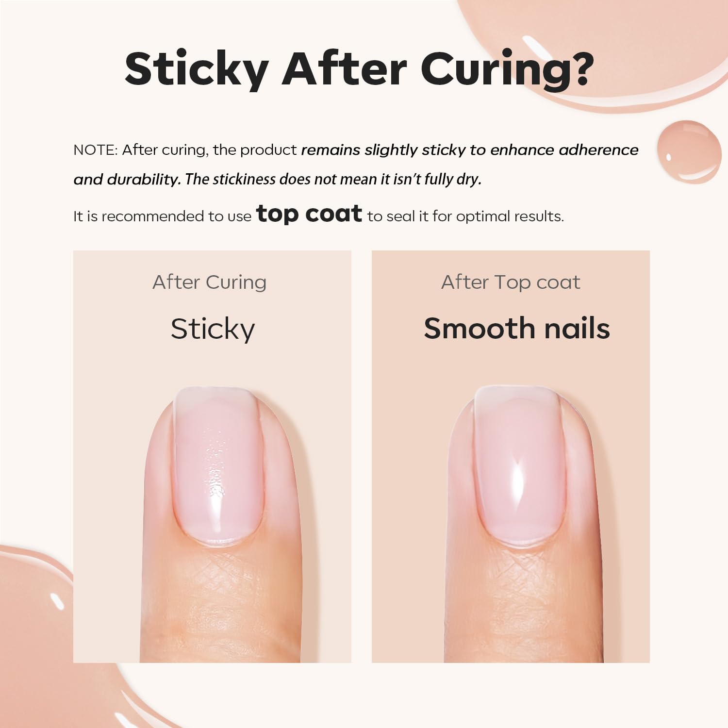 Modelones nail extension gel for longer, stronger nails.
