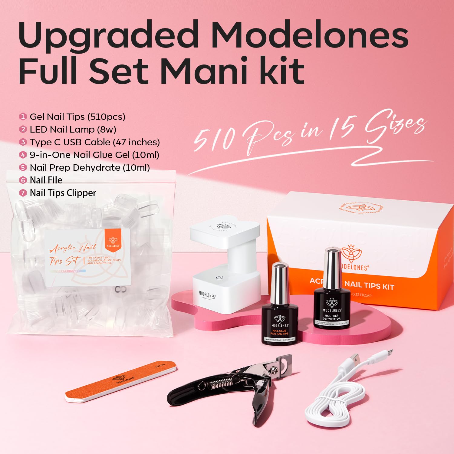 Modelones nail file for smooth, comfortable edges.
