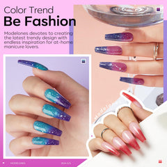 Modelones nail-friendly formula with natural resin helps prevent chipping.