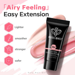 Modelones nail lamp curing gel in 60-90 seconds.