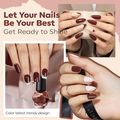 modelones fall-winter neutral collection for chic nails